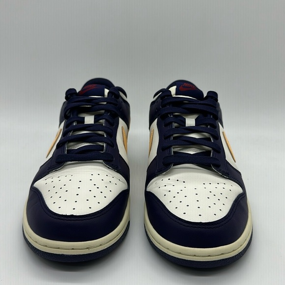 USED Men’s Nike Dunk Low From Nike To You purple Yellow Sneakers FV8106-181 - Picture 3 of 5